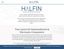 Tablet Screenshot of halfin.com